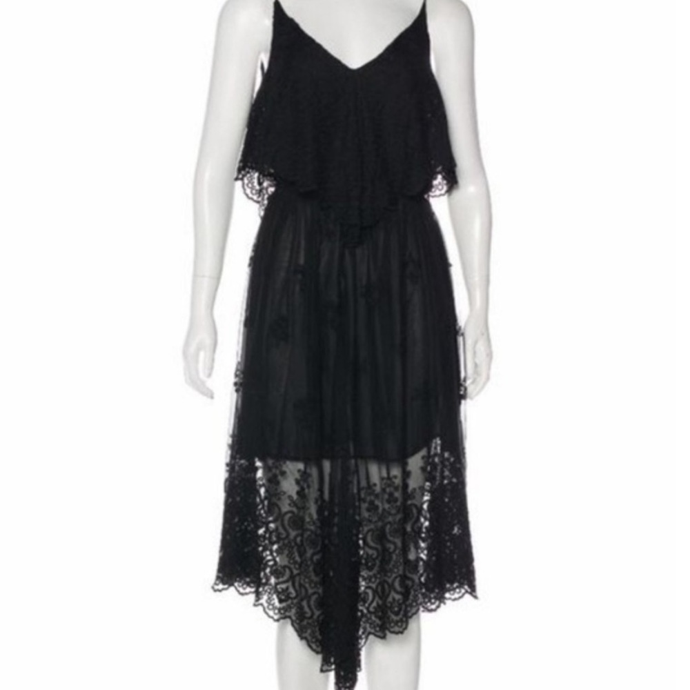NWOT Stunning Zimmermann Black Lace Dress - 1